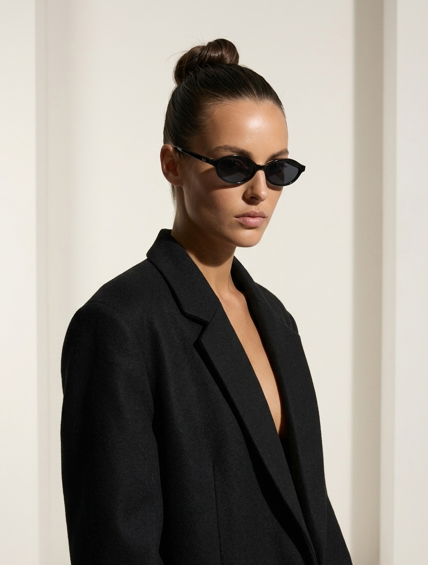 Solarium Sunglasses Black